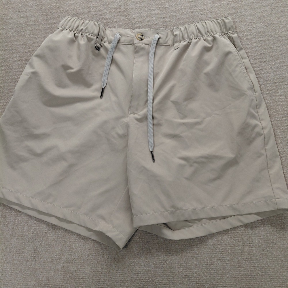 MAAMGIC Khaki Strechy Lightweight Casual Chino Shorts Pockets Travel Mens XL